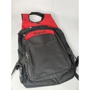 Snap-On Backpack Black & Red Adjustable Strap